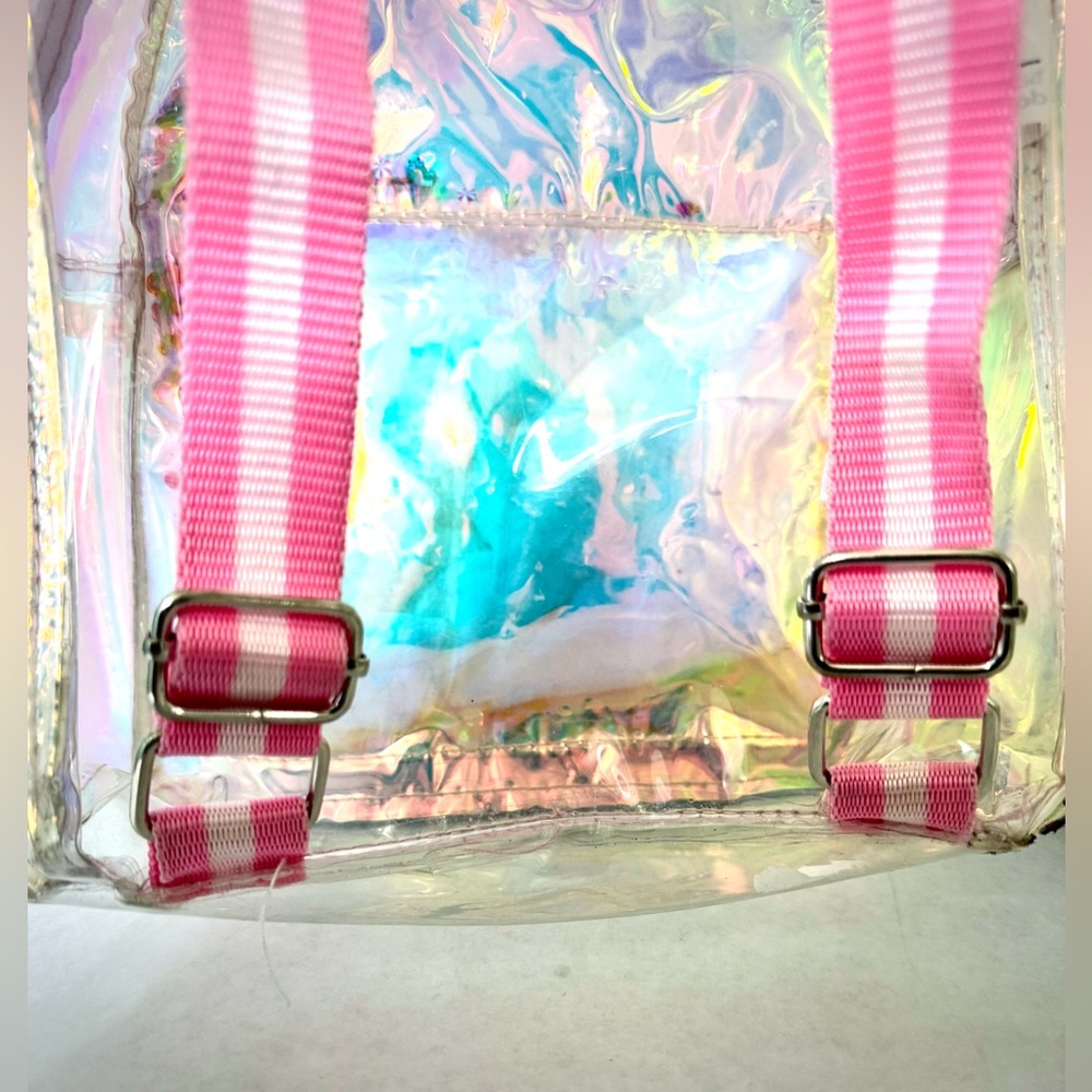 Translucent Backpack with confetti Beads - Picture 7 of 15